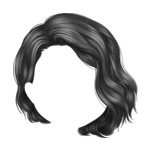 Black Short-Wavy