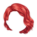 Red Short-Wavy